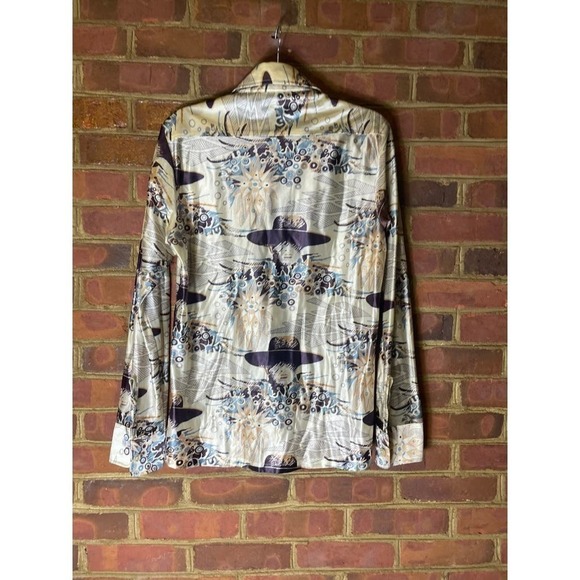Vintage J. Riggings Silky 70s Button Down Shirt - Picture 4 of 5